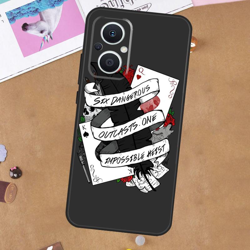 Six Of Crows For OPPO Reno 11F 12F 13F 14F 10 11 12 13 14 Pro 7 8 Lite 8T OPPO Find X5 X6 X8 X9 Pro Case