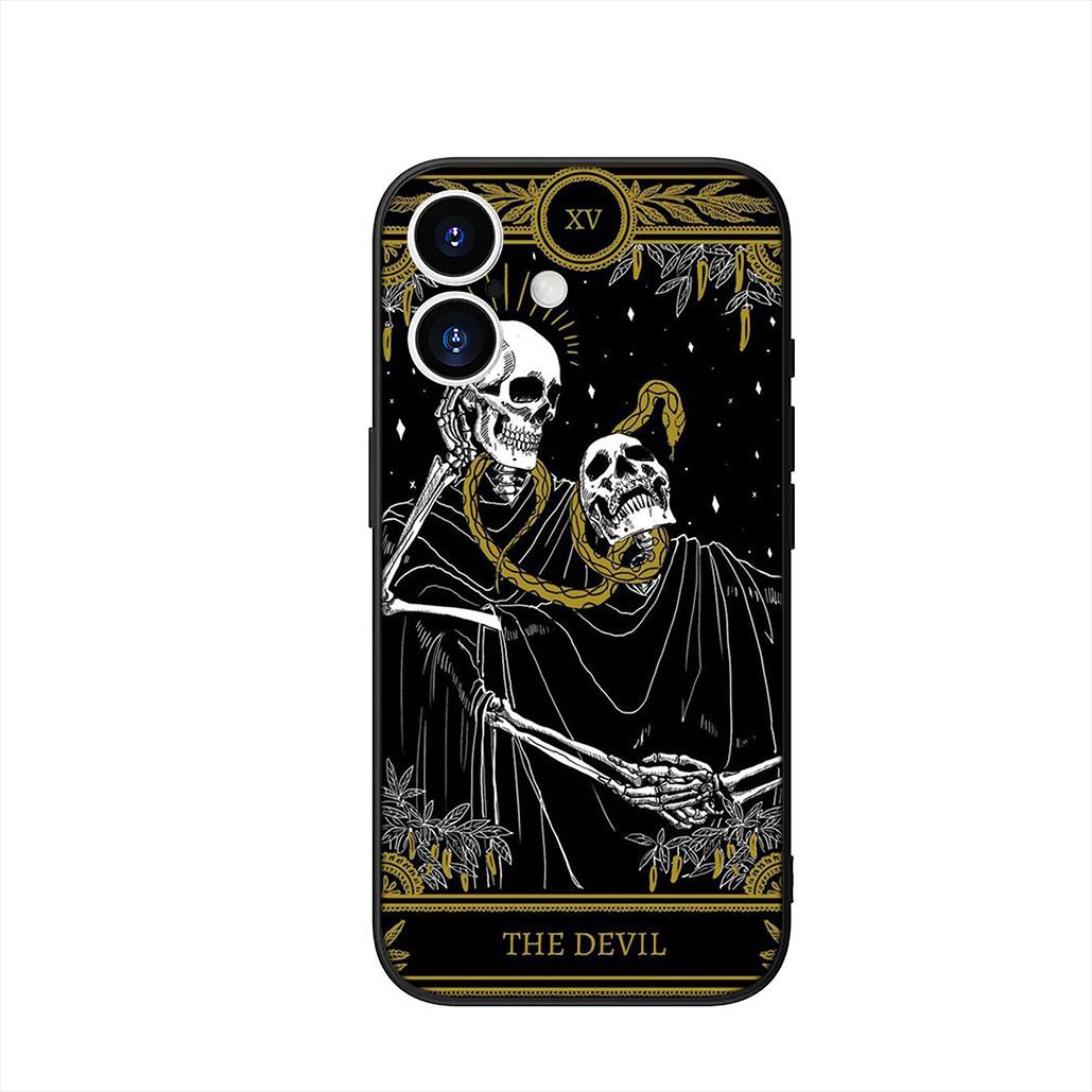 

Tarot Card Fate Divination Phone Cover Case for Apple iPhone 17 16 15 11 Pro XS Max XR 6 7 8 Plus + SE 2020 5 16E Casing iPhone 16E