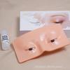 Silikonform Wimpern Übungsgesicht Make-up Lidschatten Gesichtsplatte Make-up Gesichts-Silikon Augenbrauen Übungsaufkleber Übung