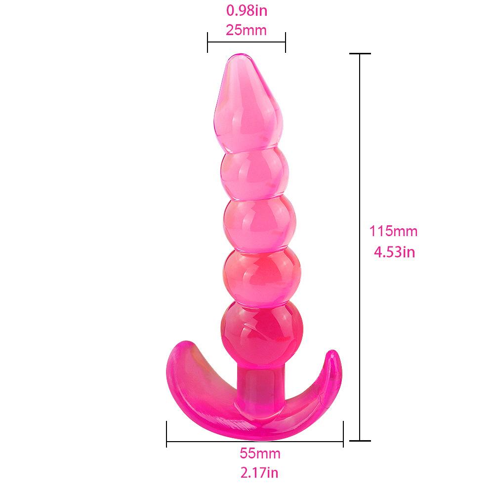 Soft Silicone Anal Plug Dildo Asshole Plug Prostate Massager, Unisex Adult Sex Toys, Ladies Sex Toys