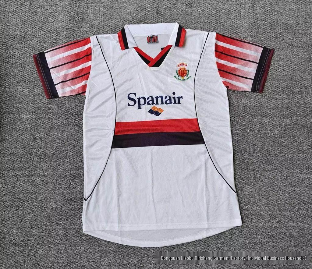 La Liga Retro Short Sleeve Jersey - Real Sociedad, Rayo Vallecano, Malaga, Oviedo Football Kit