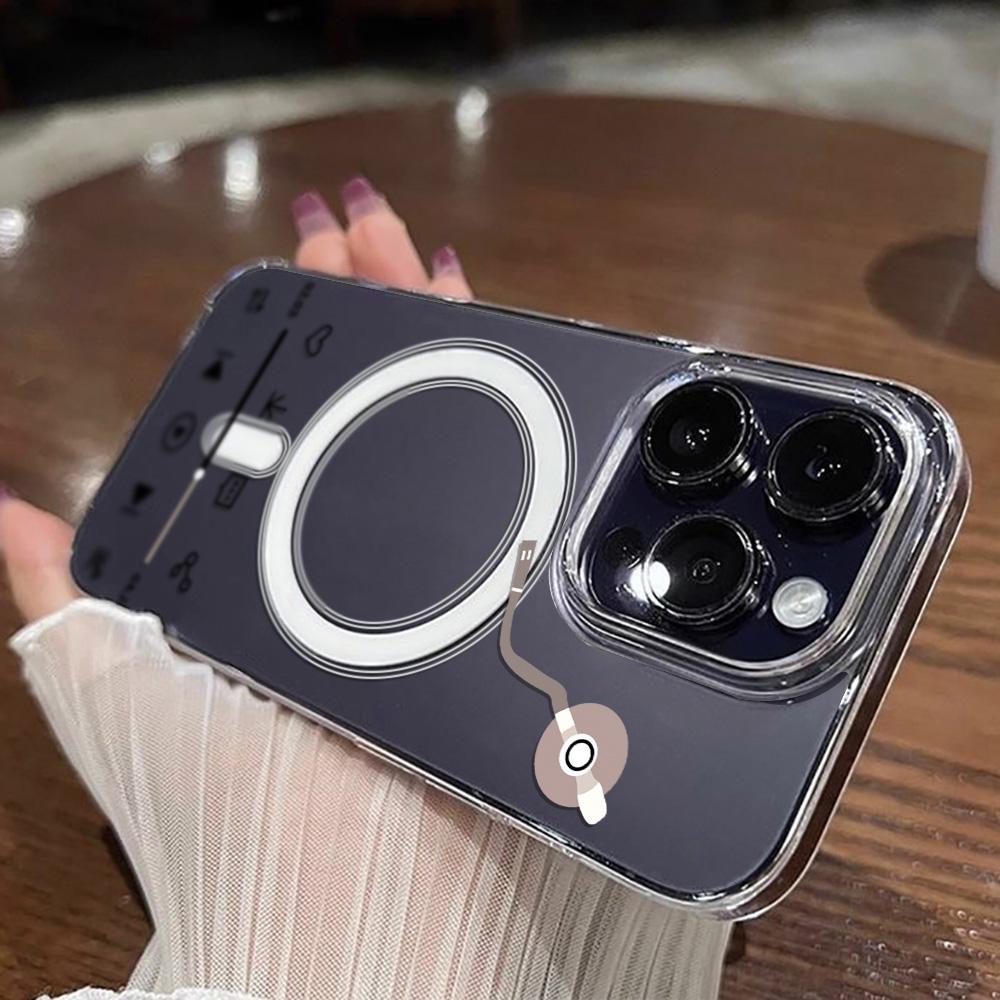 Magnetic Phone Case for iPhone 12 14 16 17 Pro 17 16 15 14 13 12 Pro Max 12 13 14 15 16 High Quality Shockproof Shell Full Protection Cute Style