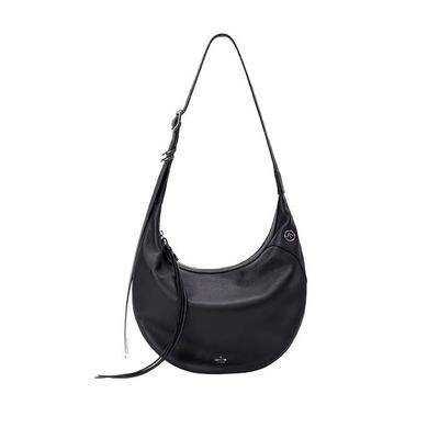 Small Leather Double Moon Single-shoulder Underarm Soft Commuter Bag