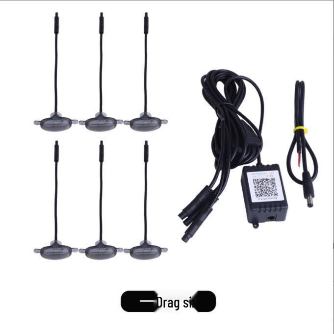 

Светодиодная подсветка для решетки бака 300 - желтая/RGB, простая установка Black Shell