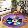 1PC music vinyl Office Round Area Rug, Under Office Chairs Bedroom Living Room Home Decor,Carpet for Office, -1110261