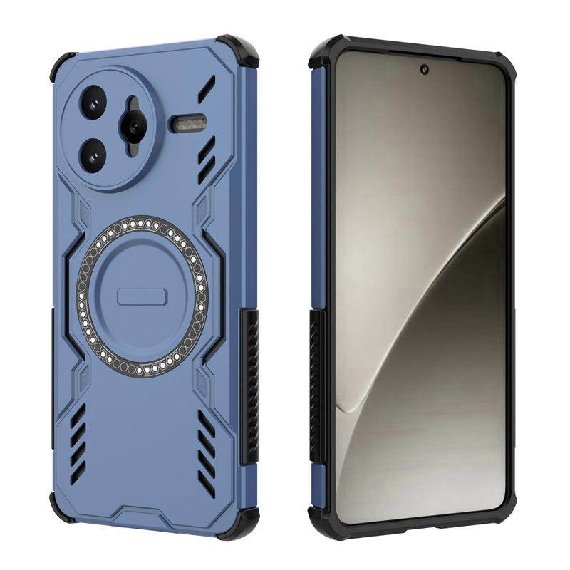 Applicable To Xiaomi Redmi K80Pro Butterfly Armor Magnetic Mobile Phone Case Redmi K70Pro Heat Dissipation and Anti-drop Protective Case