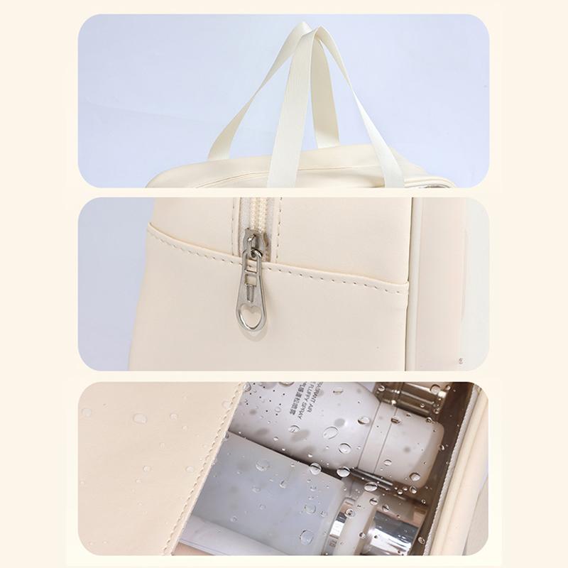 Waterproof Portable Make Up Bag Storage Cosmetic Bags For Women Translucent Travel Bag Make Up Storage Case Organizer