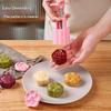 Mooncake Mold Plastic Hand Pressure Flower Cookie Stamp Non-Stick for Home Kitchen Pastry Baking Decoration Tool