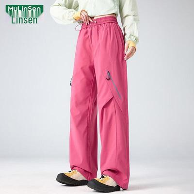 MULINSEN Women's Slim-Fit Windproof Water-Resistant Cargo Pants