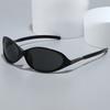 New Oval Outdoor Sports Sunglasses Fashionable and Trendy UV-Protective Cycling Glasses Y2K Unisex Stylish Eyewear Shades UV400
