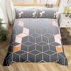 Geometry Ombre Duvet Cover Full King,Honeycomb Marble Geometric Bedding Set For Teen Girls Women Diamond Hexagon Comforter Cover