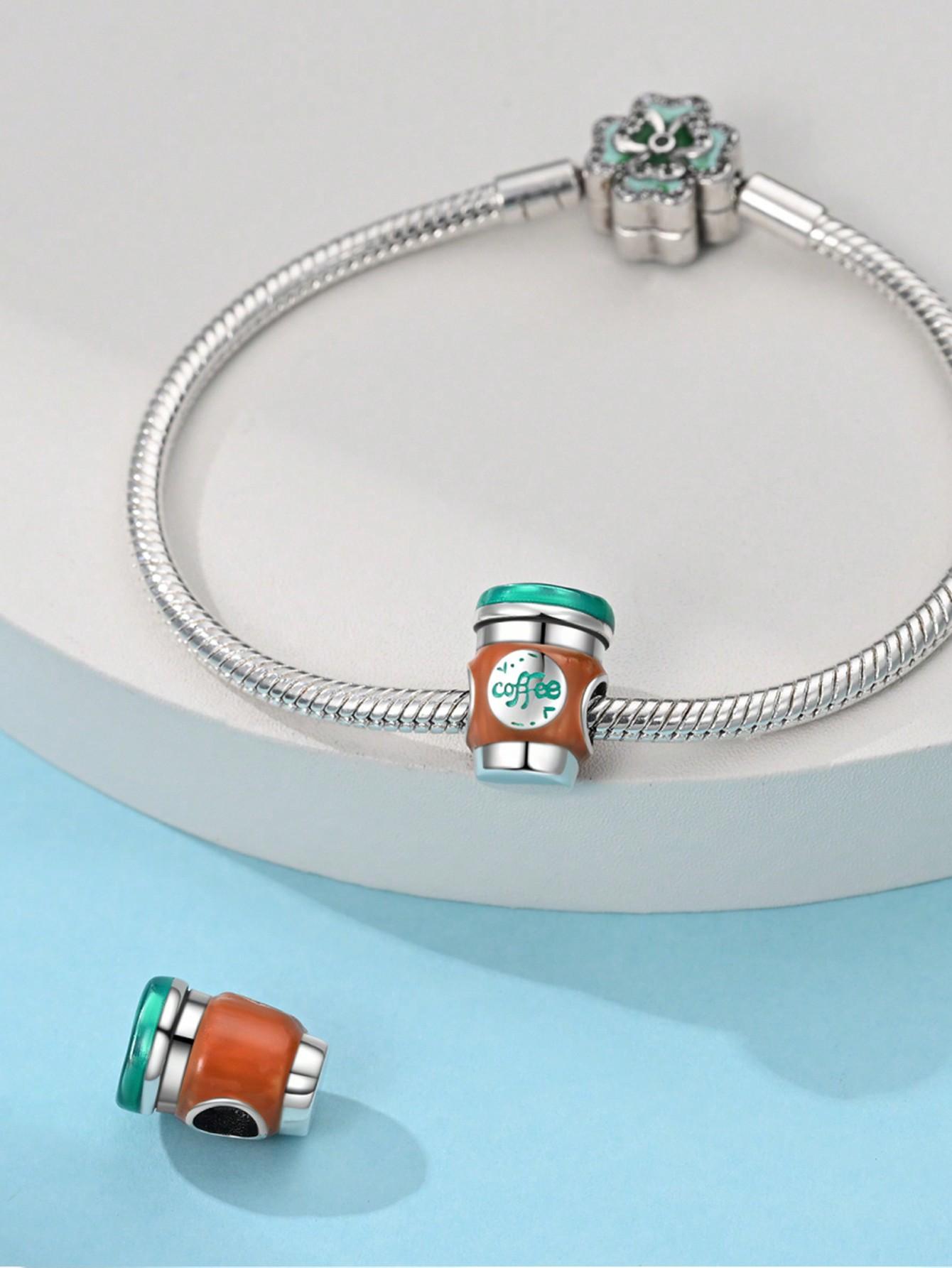 

Charm Bead Components Plata Copper Metal Colors Alarm Clock Donut Bead Components Charm Bead Component Pendant Bead Component Designed For Authentic