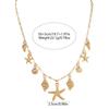Ocean Style Starfish & Seashell Pendant Women's Adjustable Necklace