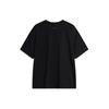 Li-Ning Herbal Tea T-Shirt Casual Sports Crew Neck Pullover Printed Letter Drop Shoulder Short Sleeve Men Tops Black AHSU673-1