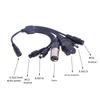 Thickened 5.5x2.1mm Female to 8016 Male and 5.5x2.5mm Adapter 1 to 6 Adapters for Electric Scooter Charging Stability