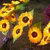 Solar Powered LED Solar Sunflower Lights Waterproof LED Light Landscape Lamp Simulation Design Outdoor Deco Flower Light