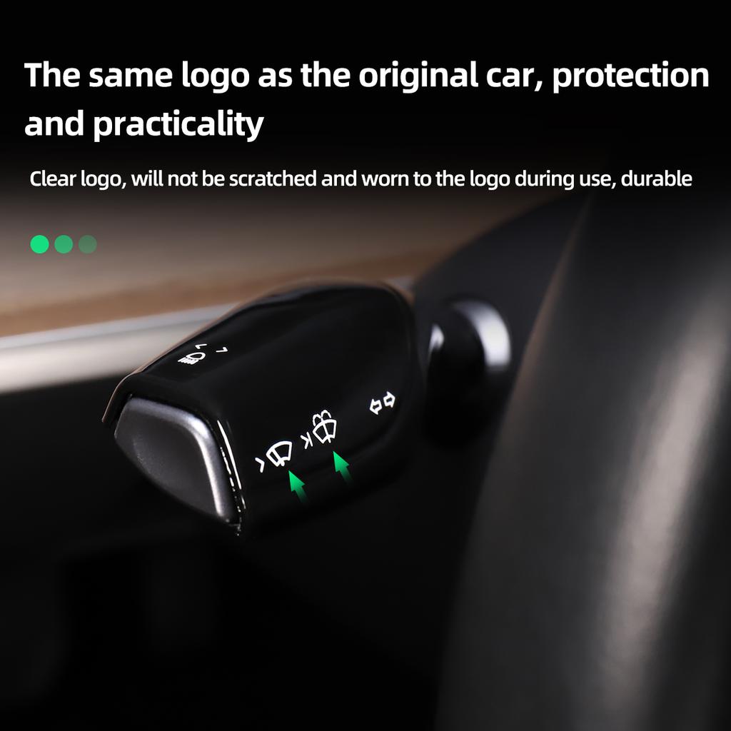 LUCKEASY For Tesla Model 3 Model Y Interior Remodel Patch Model3 2022-2023 Car ABS Black Red White Column Shift Protection Cover