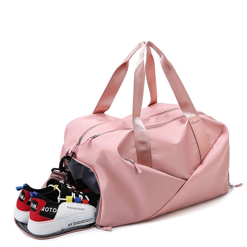 Women's Large Capacity Gym Bag with Wet/Dry Separation - Perfect for Short Trips and Casual Sports Activities