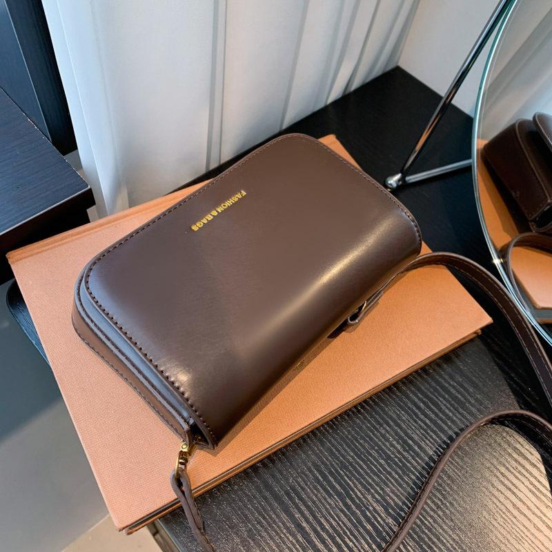 2025 autumn and winter new fashion PU women's bag single shoulder underarm small square bag women's oblique span bag supports a large number of mi