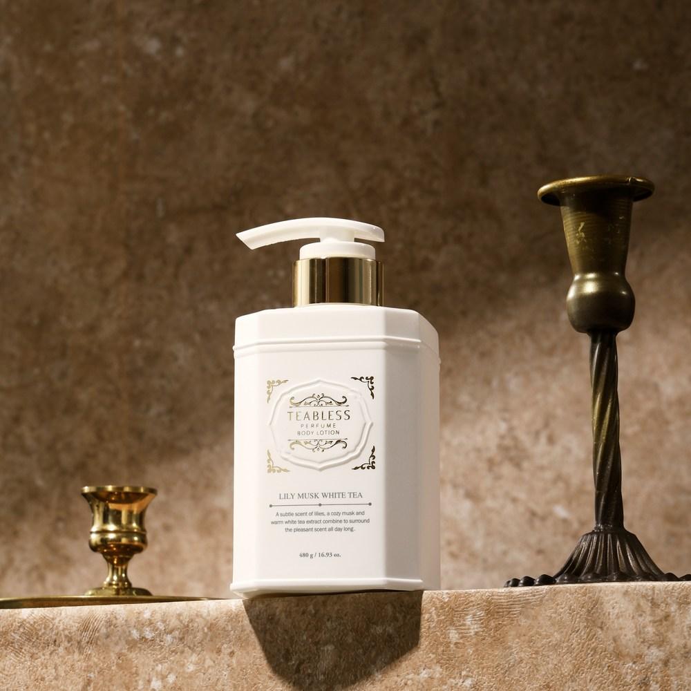 Tbless Perfume Body Lotion Lily Musk White Tea Fragrance, 480g, 1 unit