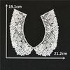 Fashion style White Lace Fabric Neckline Embroidery Applique Lace Collar DIY Trim Sewing Clothing Accessories Craft Supplies