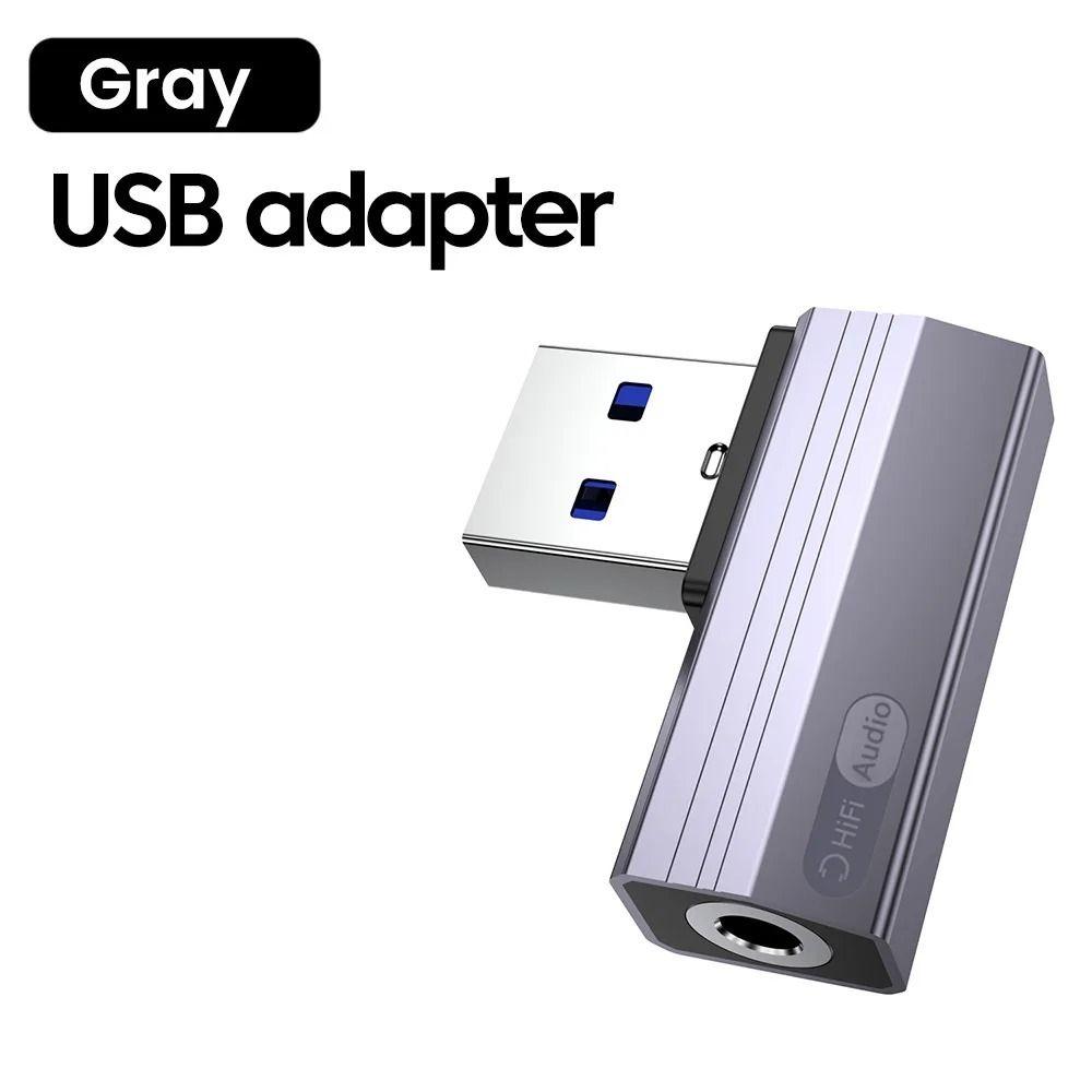 Universal 3.5mm Audio Converter USB To 3.5mm Earphone Adapter  Audio Accessories