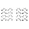 8pcs Tile Connectors Aluminum Tile Clamp Home Renovation Tile Clip Set for Stable & Neat Tile Placement In Any Room