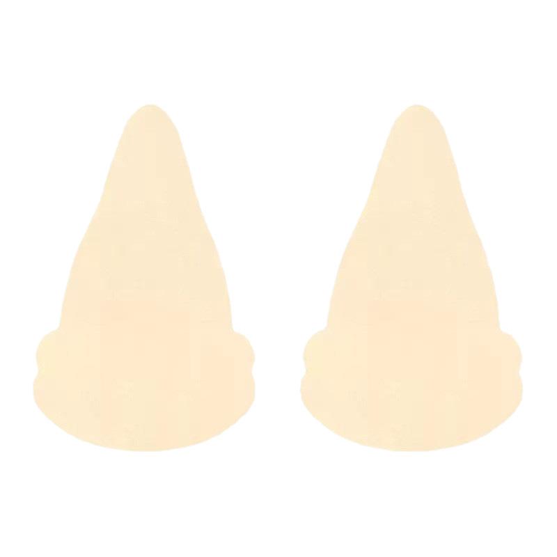 10Pcs Self-Adhesive Lifting Nipple Covers, Non-Woven, Black/Nude/Beige, Invisible & Comfortable