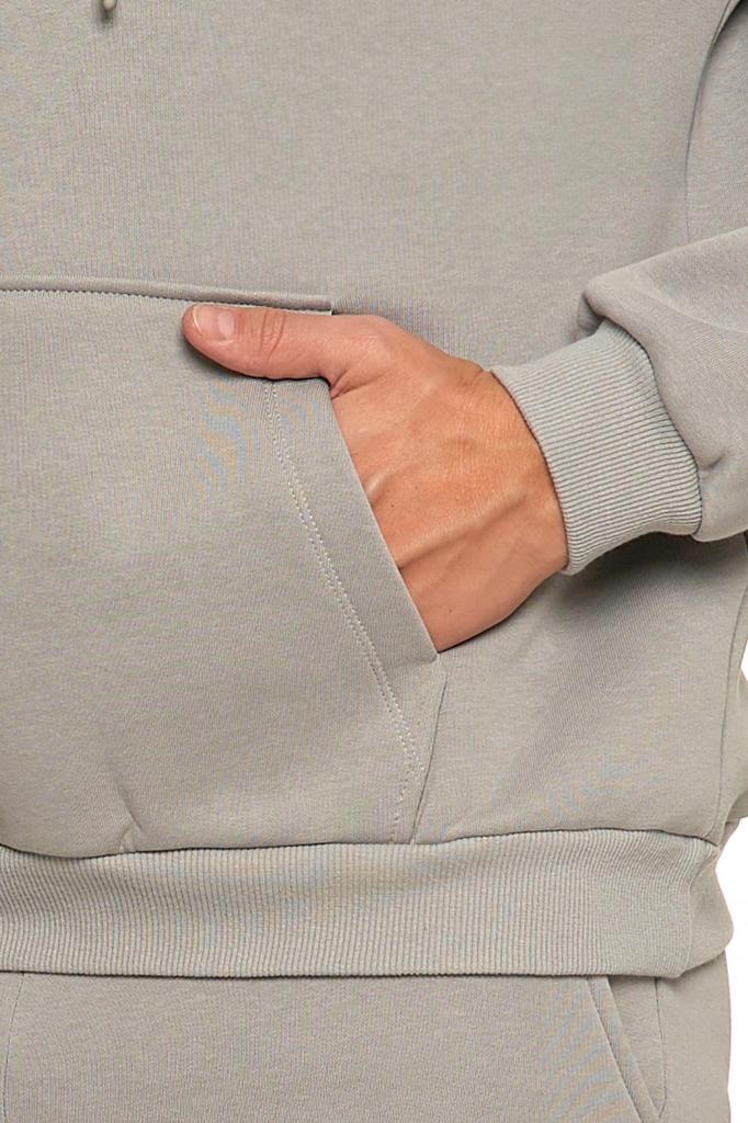 Men's Hooded Sweatshirt Oversize Cotton Warm MORAJ 3XL GREY