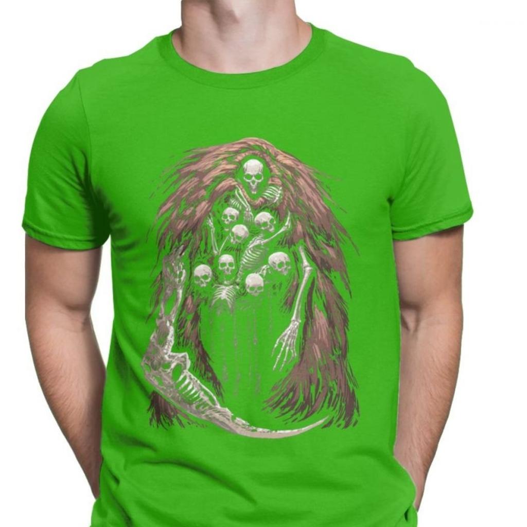 The Gravelord Tshirts Men Dark Souls Skeletons Skulls Scary Funny Premium Cotton Tees T Shirts Printed Clothes