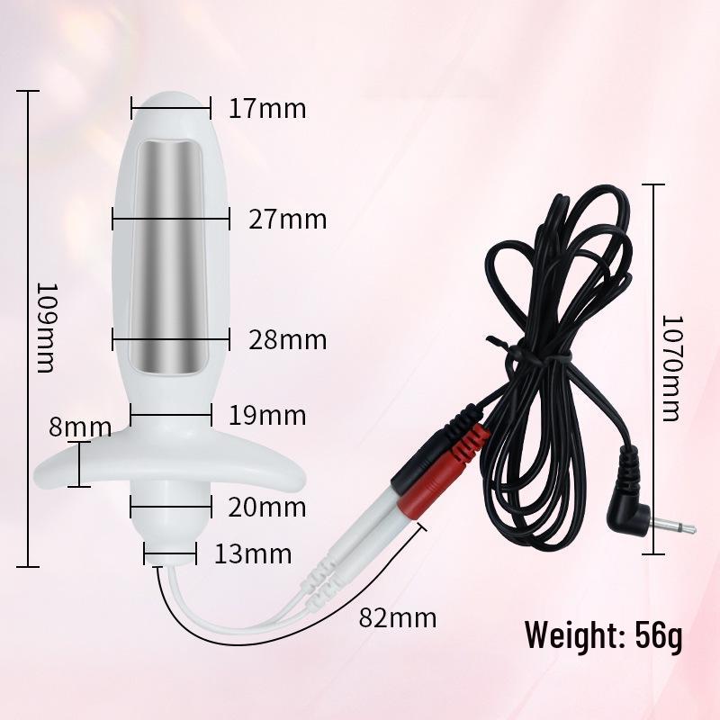 Rechargeable Remote Control Electric Shock Butt Plug for Men & Women - Silent Anal & Vaginal Masturbator