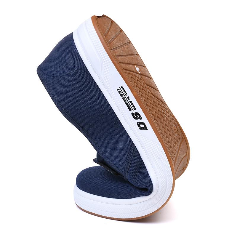 Men's Casual Slip-On Canvas Shoes - Breathable, Soft Sole, Cotton Shoes for Spring & Autumn