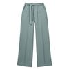 Women's Straight Leg Casual Pants with Slant Pockets and Waist