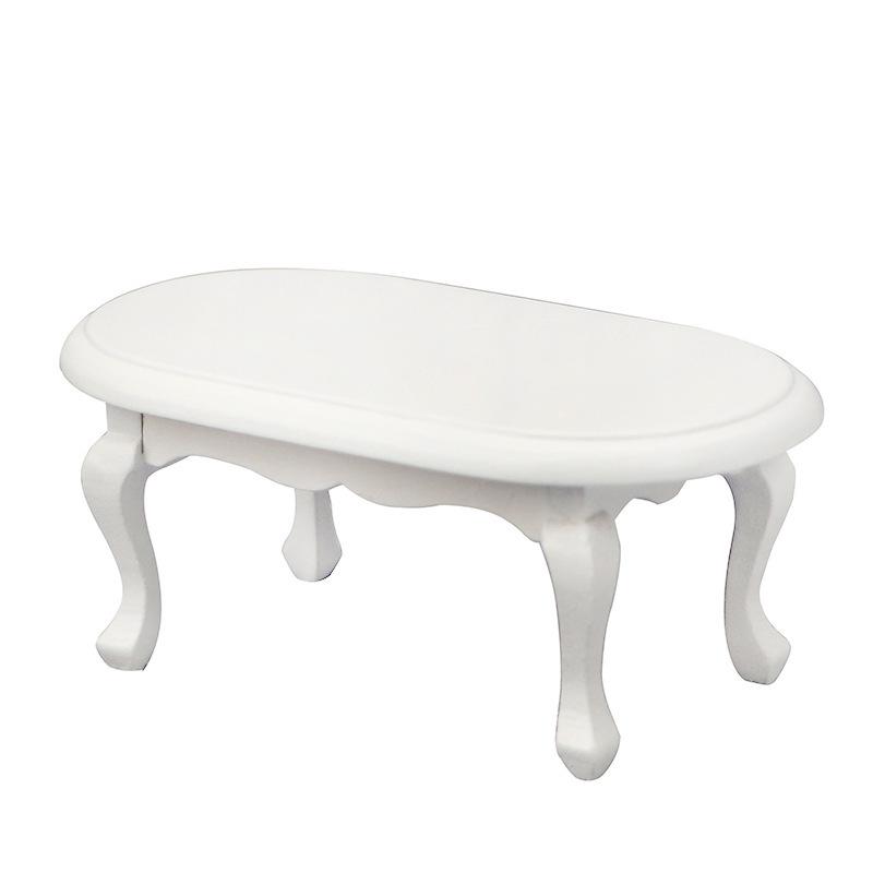 1:12 Miniature European Retro Coffee Table for Dollhouse