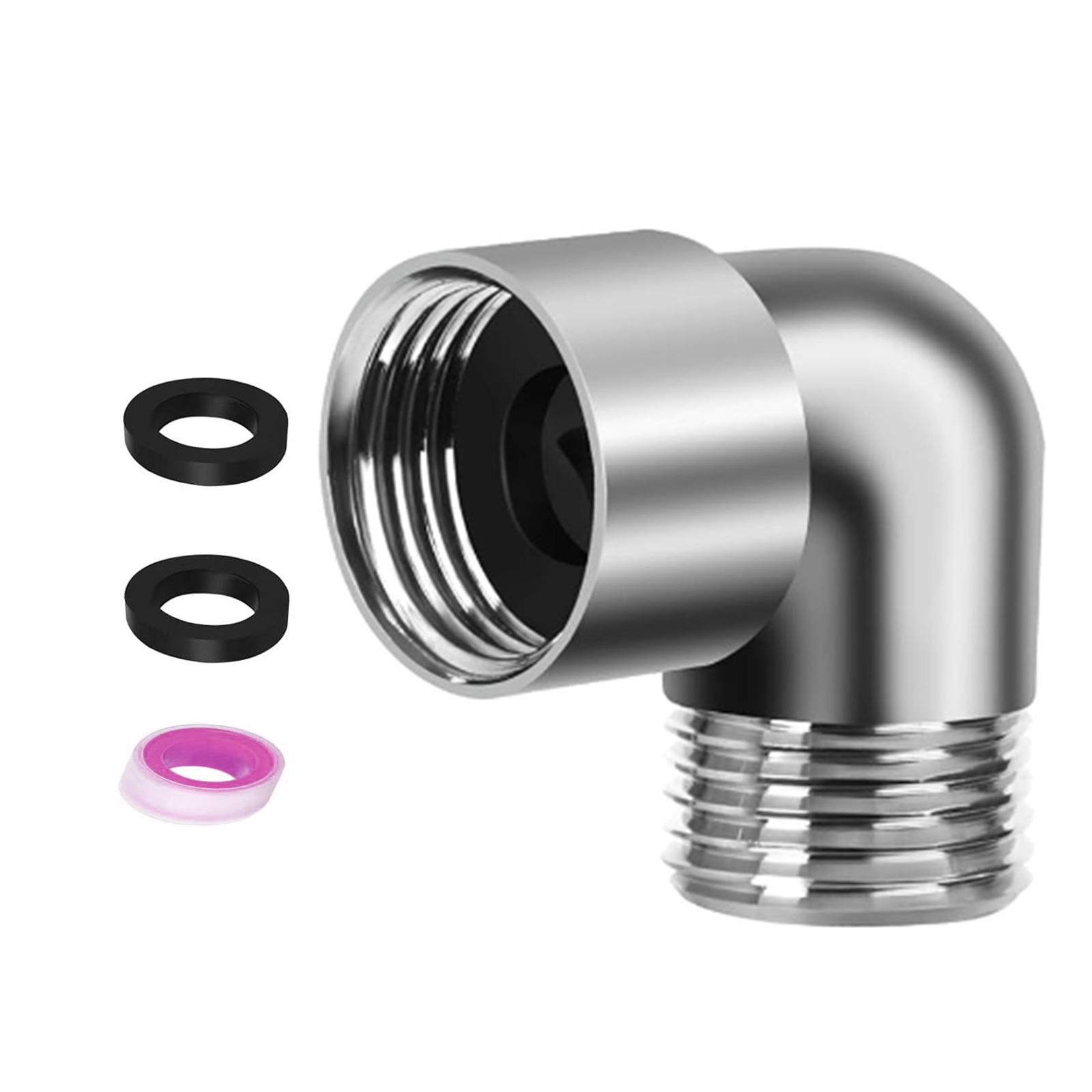 

Адаптер для душевой лейки на 90 градусов, угловой адаптер для душевой лейки, для настенного душа или ручного душа, простая установка