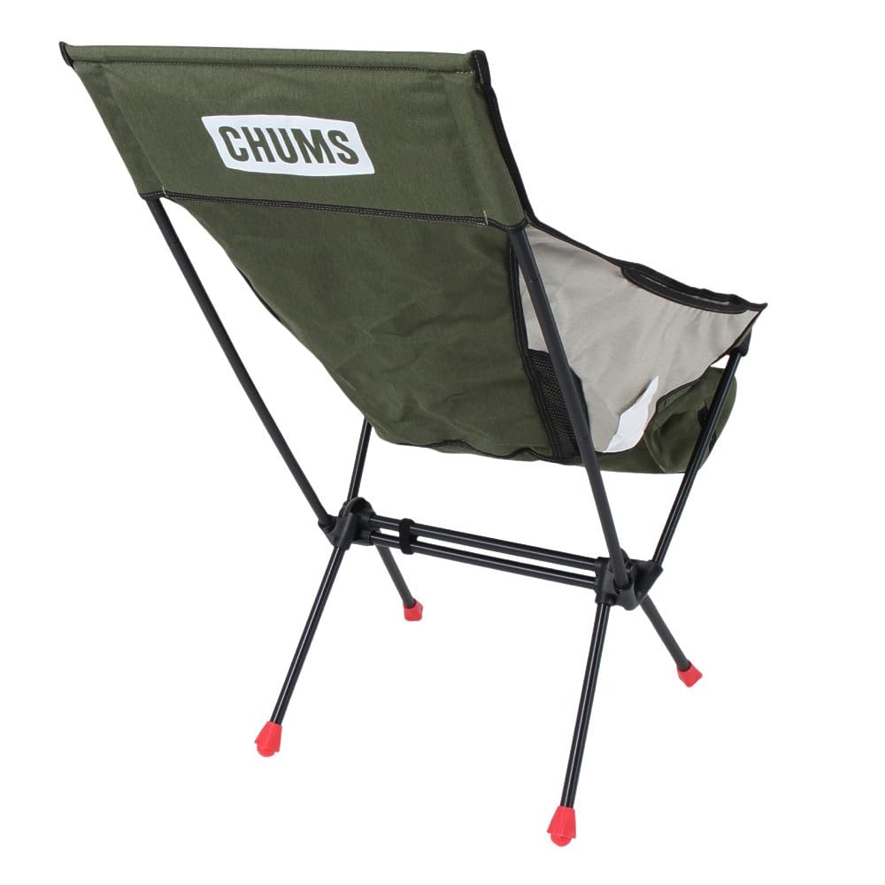 CHUMS Compact Chair Booby Foot High Chair H98 x W62 x D30cm Olive/Gray CH62-1800-M103-00