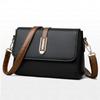 Women's Stylish Bag Soft Leather Crossbody Shoulder Bag Solid Color Premium Women's Messenger Shoulder Bag
