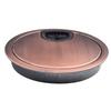 Zinc Alloy Cable Hole Cover 50mm/60mm/80mm Computer Metal Grommet Desk Table Cable Tidy Outlet Wire Cover For Home Office