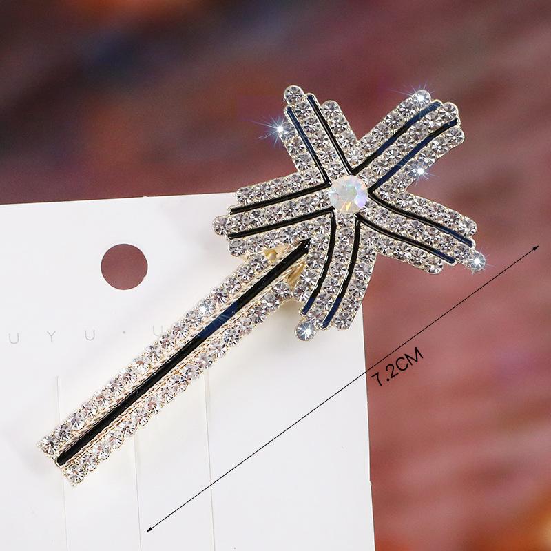 Elegant Rhinestone Hairpins Women Girls Pearl Hair Clips Pins Barrettes Accessories BB Hairclip Hairgrip Headdress