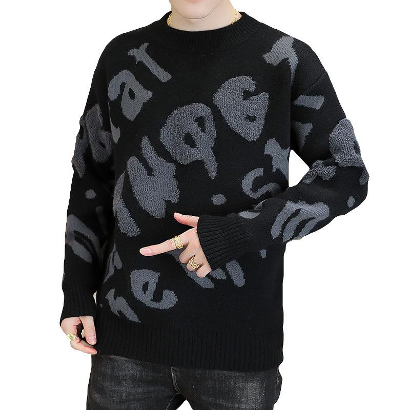 Hot Sale, New Casual Crew Neck Sweater, Long-sleeved Knitted Top, Large Size Sweater