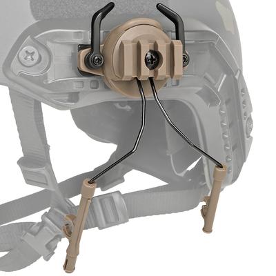 Tacticals Helmet Rail Headset Adapter Holder ARC Rail Adapter Headphone Suspension Bracket Left & Right Side Attachments