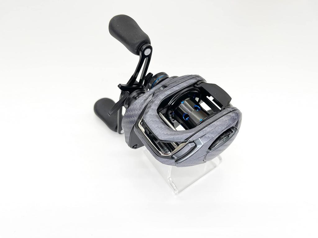 CUSTOM Custom Decal for YOROI and MGL Baitcasting Scratch Protection SEAT.JP 24SLX, 19SLX, Reels, (Silver, Right-Handed)