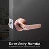 Passage Door Lever Set Aluminum Alloy Simple Modern Door Entry Lever Lock for Hallway Closet
