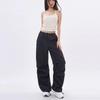Damen Streetwear Weitbeinige Baggy Sweatpants Weibliche Vintage Hip Hop Jogginghosen Cargohosen
