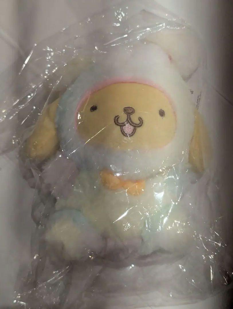 

[USED] Fluffy Bunny Play Colorful Pompompurin Plush Mascot