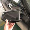 For LHD BMW 5 Series F10 F11 2010-2013 Car Rearview Side Mirror Cover Sticker Wing Cap Exterior Door Case Trim Carbon Fiber