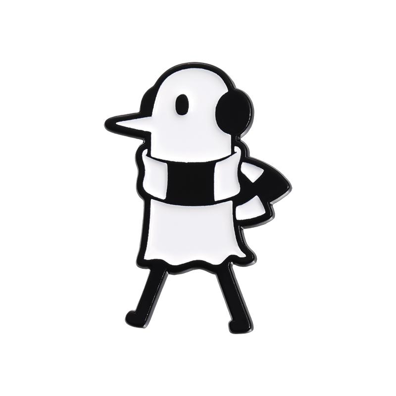 

Мультяшные эмалевые значки Oyasumi Punpun, милые броши с животными, спокойной ночи, Punpun, милый значок на лацкан, оптовая продажа брошей, ювелирные аксессуары