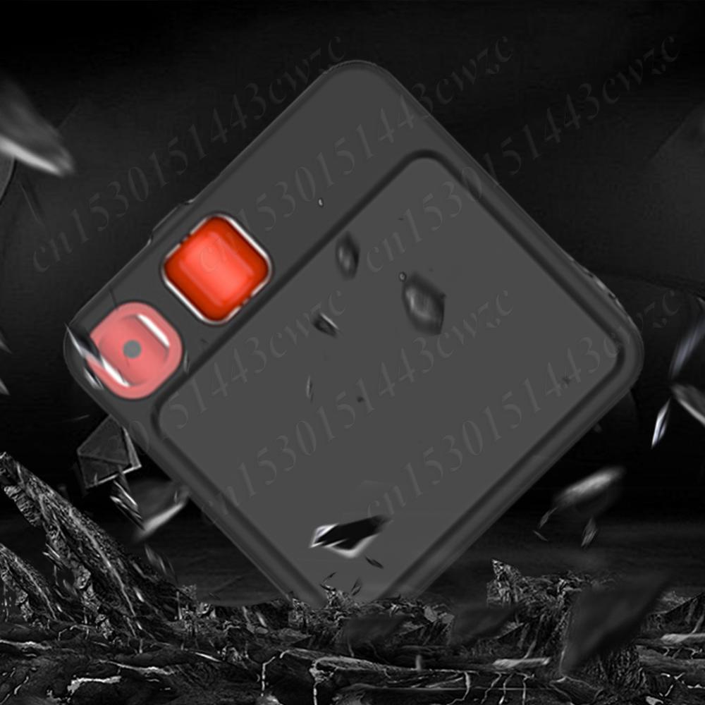 Silicone Protective Case Anti-Scratch Soft Silicone Cover with Lanyard Pocket Case Full Protection Cover for Rabbit R1 AI Device