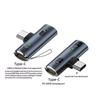 PD100W USB 3.2 Type C To Type C Adapter Fast Charging Type C Headphone Adapter USB C Audio Connector For Phone