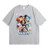 2026 Hot Sale Anime Kurokos Basketball Graphic T-shirt Unisex Vintage Hip Hop Streetwear Top Y2K Gothic Cotton Oversized T-shirts